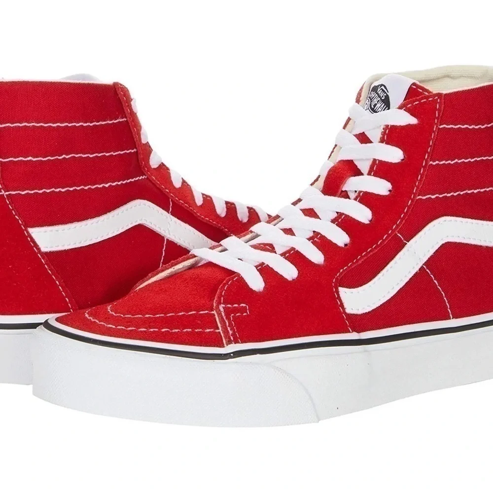𝅺RED vans high top unisex men’s /women’s